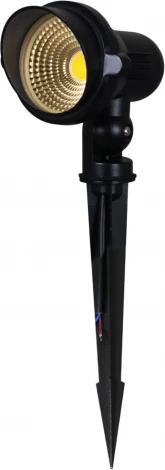 Грунтовый светильник Reluce 09401-0.7-001U LED7W BK (220V, IP65)