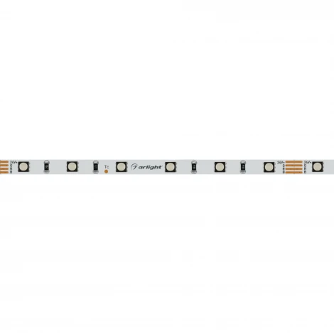 Светодиодная лента MINI-F60-5mm 24V RGB (6 W/m, IP20, 3535, 5m) (Arlight, узкая) 025706(2)
