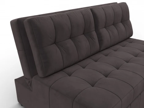 Диван прямой Лига-107 (140) (ЛДСП,Брус,Фанера,Велюр/Коричневый) Лига Диванов 134910