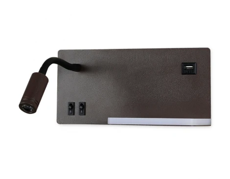 Спот для чтения с usb-портом Ambrella FW FW293 (LED, 220V, выключатель)