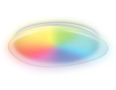 Потолочный светодиодный светильник с пультом управления Ambrella Orbital FZ1615 FR матовый IP20 60W 3000-6500K+RGB