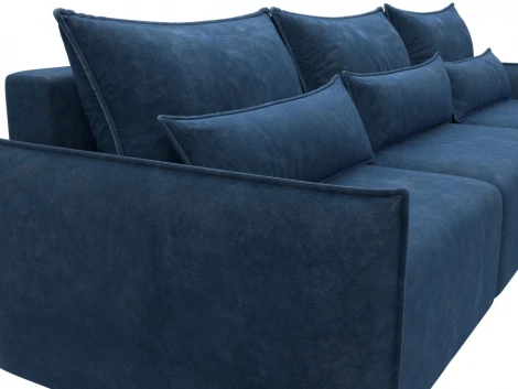 Диван угловой Лига-051 НПБ Лонг угол универсальный Лига Диванов (Велюр) арт.128728