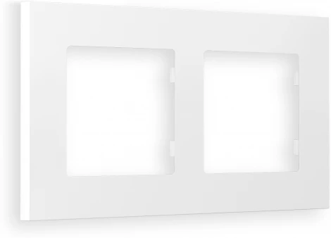 Рамка Ambrella Volt ALFA Qubi (Белый матовый) 2-ая AF250122