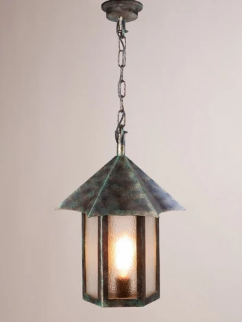 Уличный светильник подвесной Русские фонари Milan 110-01/bgg-07 (220V, ковка, на цепи)