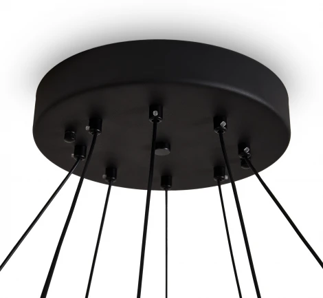 Подвесной светильник ярусный Freya Collar FR6180PL-L70B (LED, 220V, на проводе, кольцо)