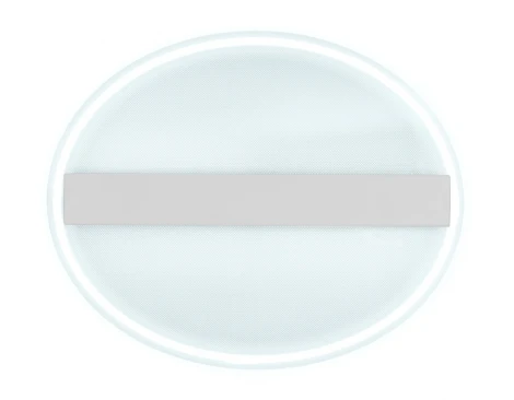 Потолочный светильник круглый Ambrella Acrylica FA607 (регулировка яркости, LED, 220V, пульт управления, управление смартфоном, умный дом - PC.Lamper, круглые)