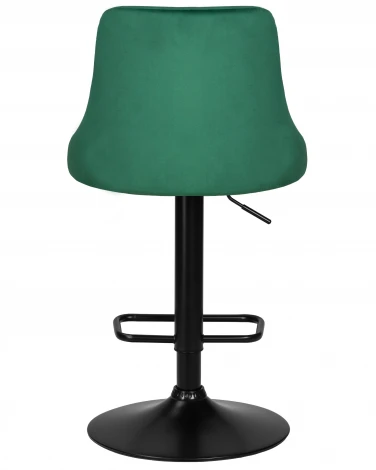Набор 2 шт стул барный DOBRIN JOSEPH BLACK (зеленый велюр (MJ9-88))