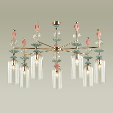 Потолочная люстра на штанге Odeon Light Bizet 4855/7C (220V)