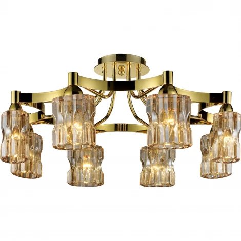 Потолочная люстра N-Light 919 919-08-33G gold + shampagne