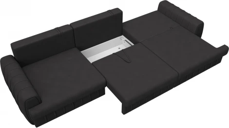 Диван прямой Лига-057 НПБ Лонг Лига Диванов (Замша) арт.129255