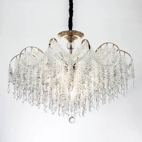 Подвесная люстра хрустальная Modelux MODELUX ML.855.16 GD