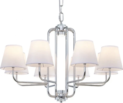 Подвесная люстра Newport 4640 4648/С chrome (220V, на цепи)