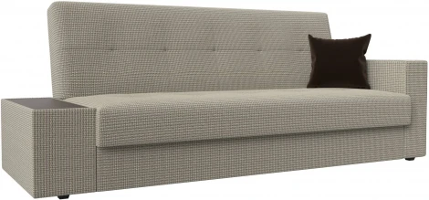 Диван-книжка Лига-020 стол слева (Корфу 02,Коричневый/Рогожка) Лига Диванов арт.118534L