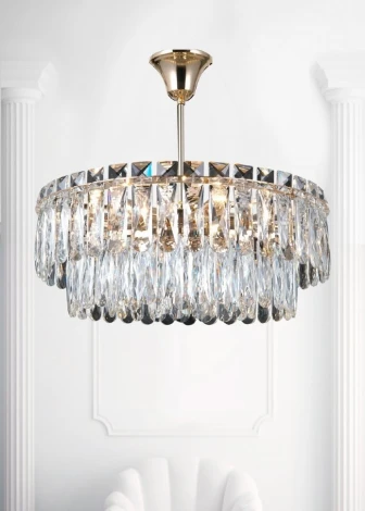 Потолочная люстра на штанге Lumien Hall Kristin LH0066/6C-FGD-CL