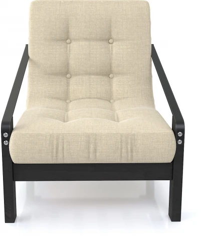 Кресло Arsko Локи венге бежевая рогожка