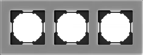 Рамка 3-я, Natural дымчатое стекло Donel A07 DEN213SG