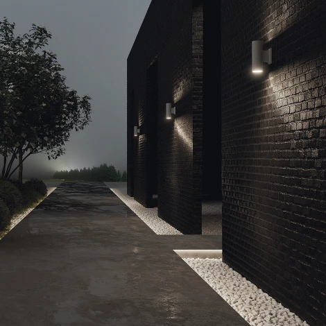 Настенный светильник уличный Maytoni Bowery O574WL-02GR (220V, IP54)