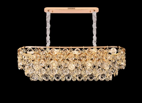 Подвесная люстра Fluorite Campanella FL1102-15P (220V, на цепи)