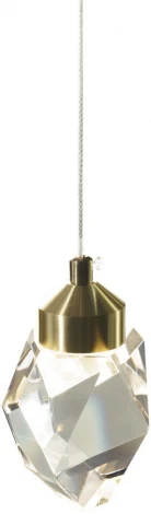 Подвесной светильник Loft It Rock 10111 Gold (LED, 220V, хрусталь, на проводе)