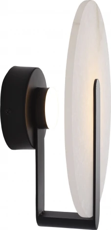 Настенный светильник ST Luce Montre SL1195.401.01 черный/алебастр LED 1*5W 3000K (220V, круглые)