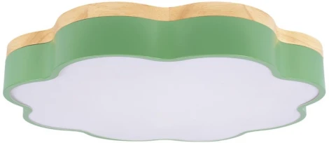 Потолочный светильник светодиодный для детской Loft It Axel 10225/36 Green (220V, тучи)