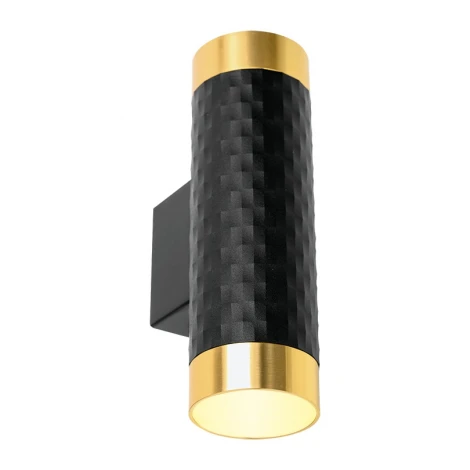 Настенный светильник Wolta WSL-GU10/W10BG под лампу GU10 Черный / Золотой CELLA