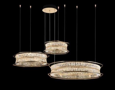 Подвесная люстра светодиодная Fluorite Sacrement FL1181-30P