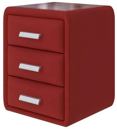 PROxSON Тумба Soft Mebel (Ткань: Велюр Forest 13 Красный) 51x48