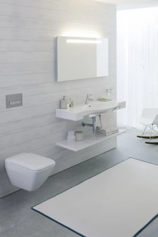 Раковина Laufen Palace 8.1270.6.000.104.1 с полотенцедержателем