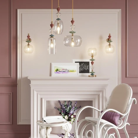 Интерьерная настольная лампа Odeon Light Bizet 4855/1T (220V, выключатель, шар)