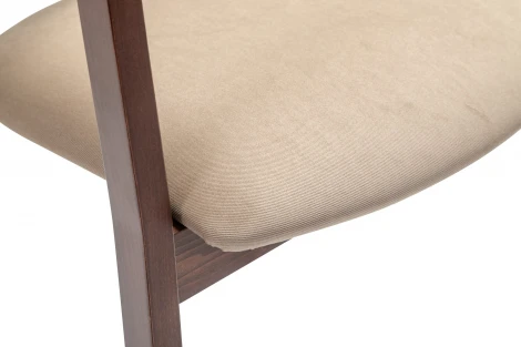 Кресло Dalia Soft Beige/Темный орех R-Home арт.400012520h_diagbeige_nut