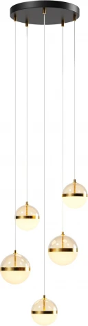 Подвесной светильник Maytoni Area MOD295PL-L60BBS3K (LED, 220V, на проводе, шарики)