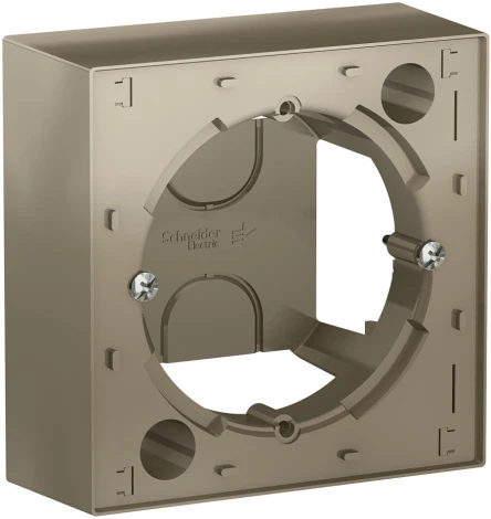 Коробка наружного монтажа (шампань) Systeme Electric AtlasDesign ATN000500
