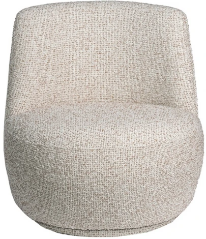 ZW-24057 Кресло Rivoli поворотное рогожка бежевый 73*75*75см Garda Decor