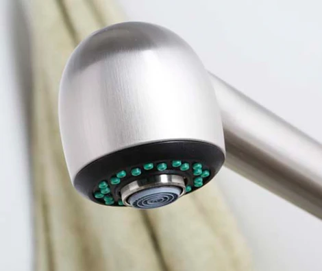 Смеситель Wasserkraft Wern 4266 для кухонной мойки, матовый хром