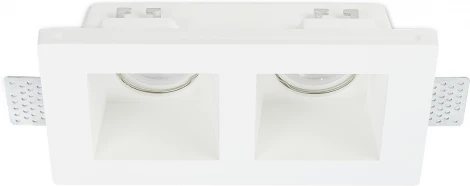 Встраиваемый светильник под гипсокартон гипсовый Donolux Elementare DL270SQ2W (220V)