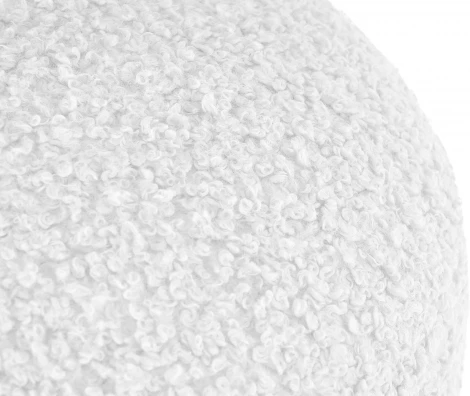 Пуф ОГОГО Shaggy (Искусственный мех/Белый)