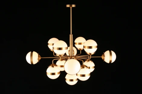 Потолочная люстра на штанге Aployt Nika APL.819.07.13 (220V, шарики)