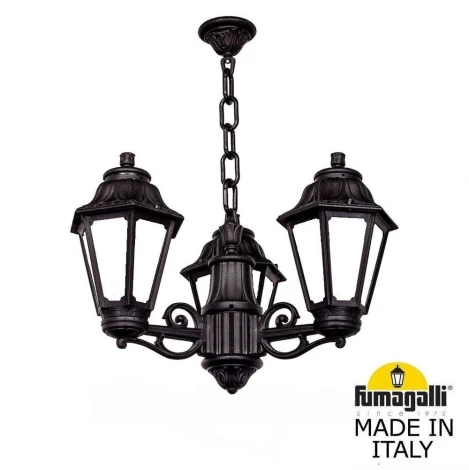 Светильник уличный Fumagalli Sichem/Anna 3l E22.120.S30.AYE27