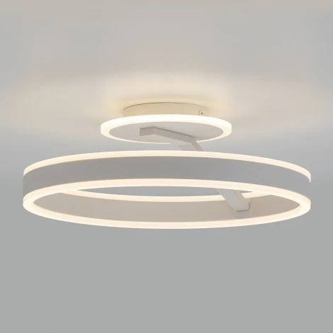 Потолочная люстра на штанге Citilux Дуэт CL719740 (регулировка яркости, LED, 220V, пульт управления, кольцо)