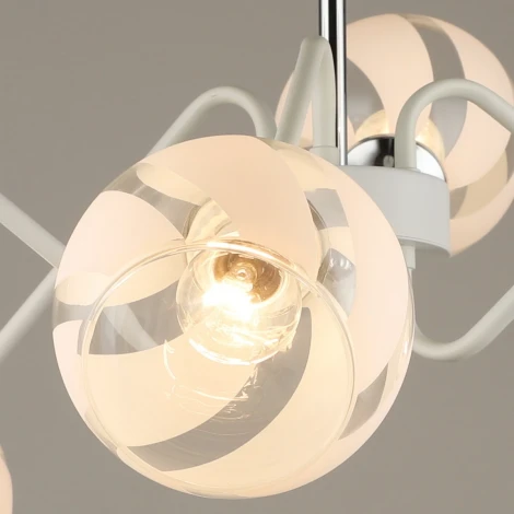 Потолочная люстра на штанге Reluce 04897-0.3-06 WT+CH (220V)