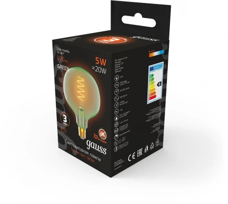 Лампочка светодиодная филаментная Gauss 1012802105