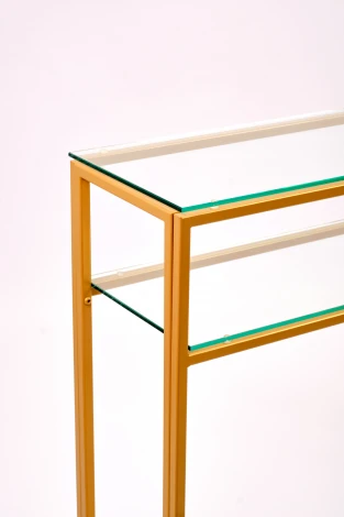 Консольный стол AllConsoles 1042-CG clear золотой