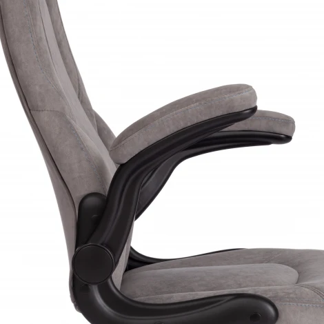 Компьютерное кресло игровое Tetchair BAZUKA (Флок/Серый)