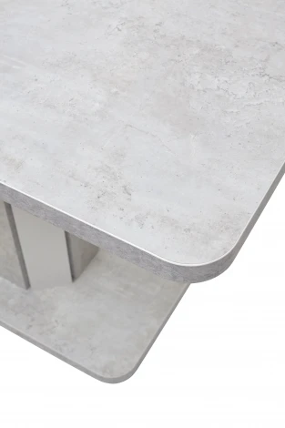 Обеденный стол M-City STORK Белый бетон/ Белый 120