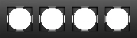 Рамка 4-я, матовый карбон Donel A07 DE21430