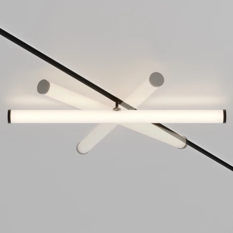 Трековый светильник LARC Exility 3000K 25Вт 360° LED (магнитный) Maytoni Technical TR086-2-25W3K-B (48V)