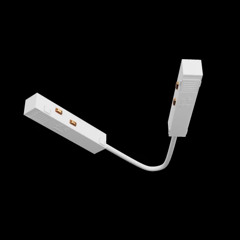 Коннектор питания угловой 15 см Exility белый (магнитный) Maytoni Technical TRA034CPC-42W-15