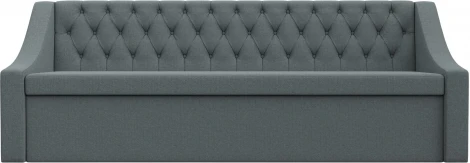 Диван кухонный прямой Мерлин (Серый/Рогожка) Лига Диванов арт.122469