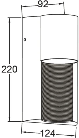 Архитектурная подсветка Oasis Light TUBE 1965 Gr